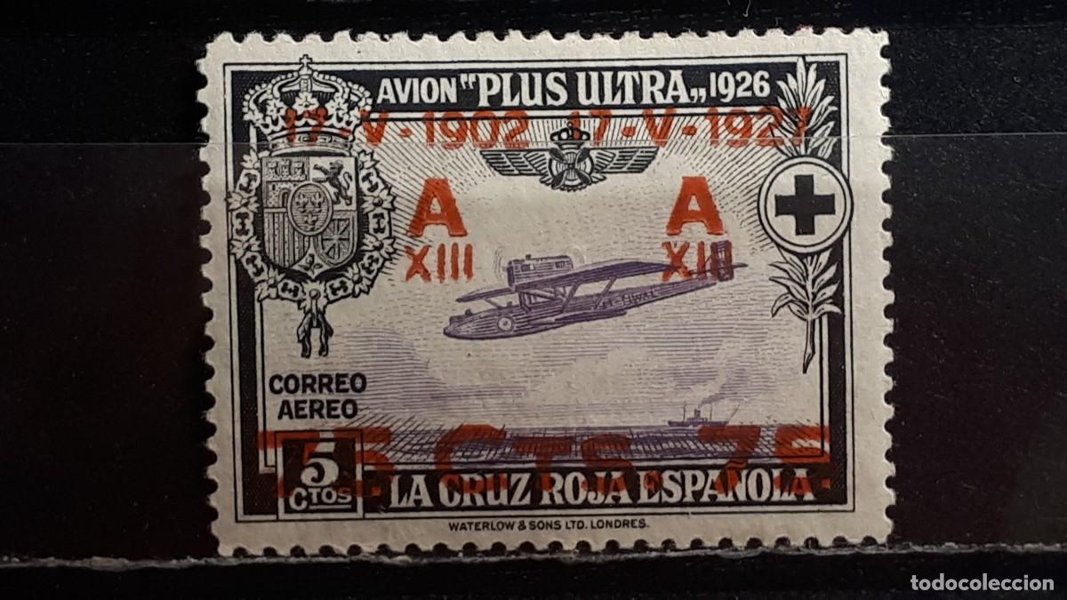 Sellos: ESPA&Ntilde;A. A&Ntilde;O 1927. *. EDIFIL 388