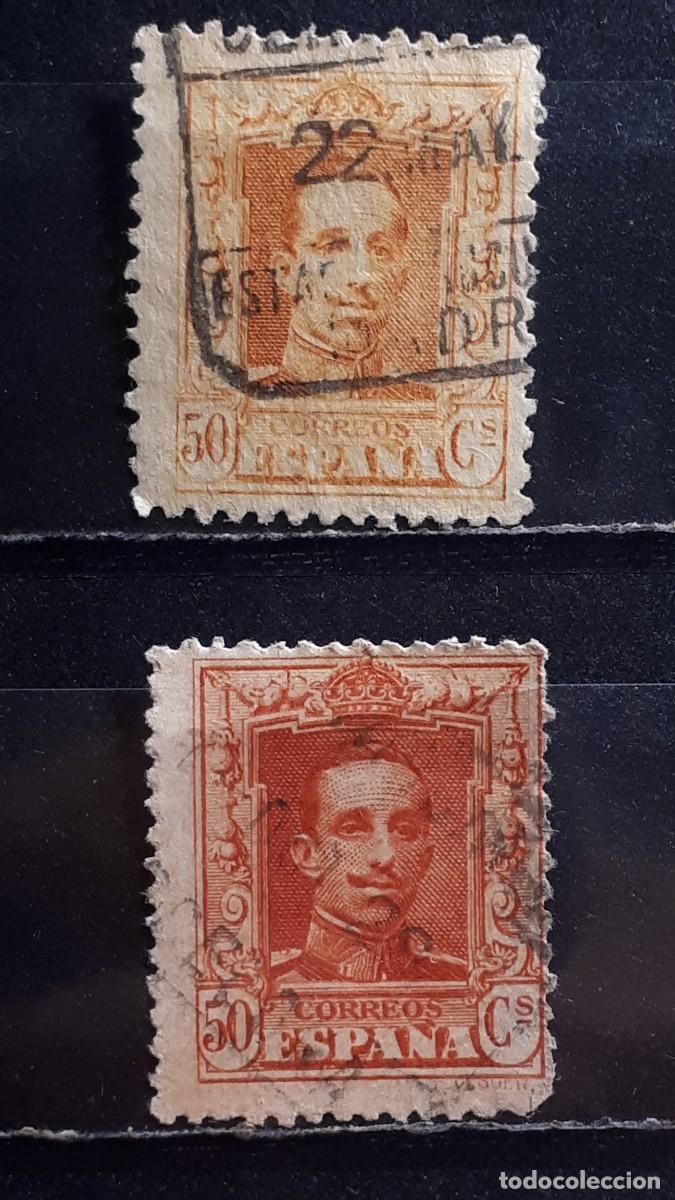 Sellos: ESPA&Ntilde;A. A&Ntilde;O 1922. &deg;. VARIEDAD DE COLOR. EDIFIL 320