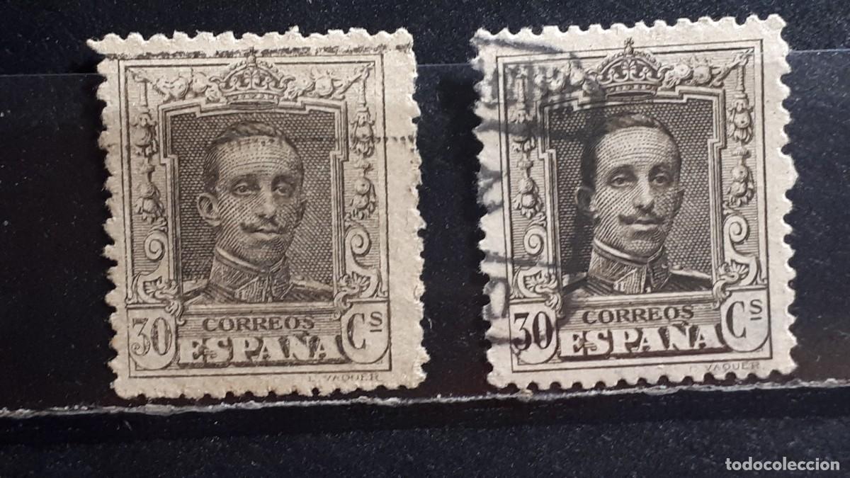 Sellos: ESPA&Ntilde;A. A&Ntilde;O 1922. &deg;. VARIEDAD DE COLOR. EDIFIL 318