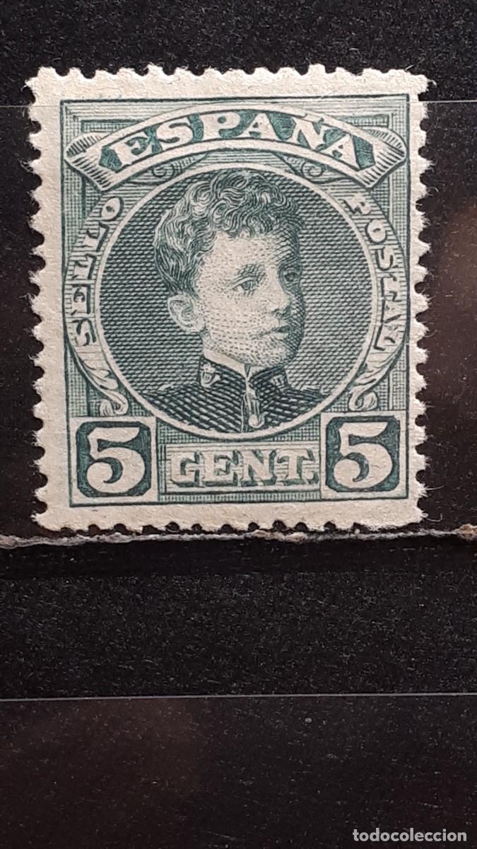 Sellos: ESPA&Ntilde;A. A&Ntilde;O 1901. **. EDIFIL 242