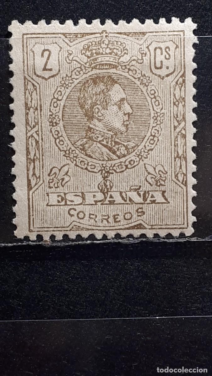 Sellos: ESPA&Ntilde;A. A&Ntilde;O 1909. (*). EDIFIL 267