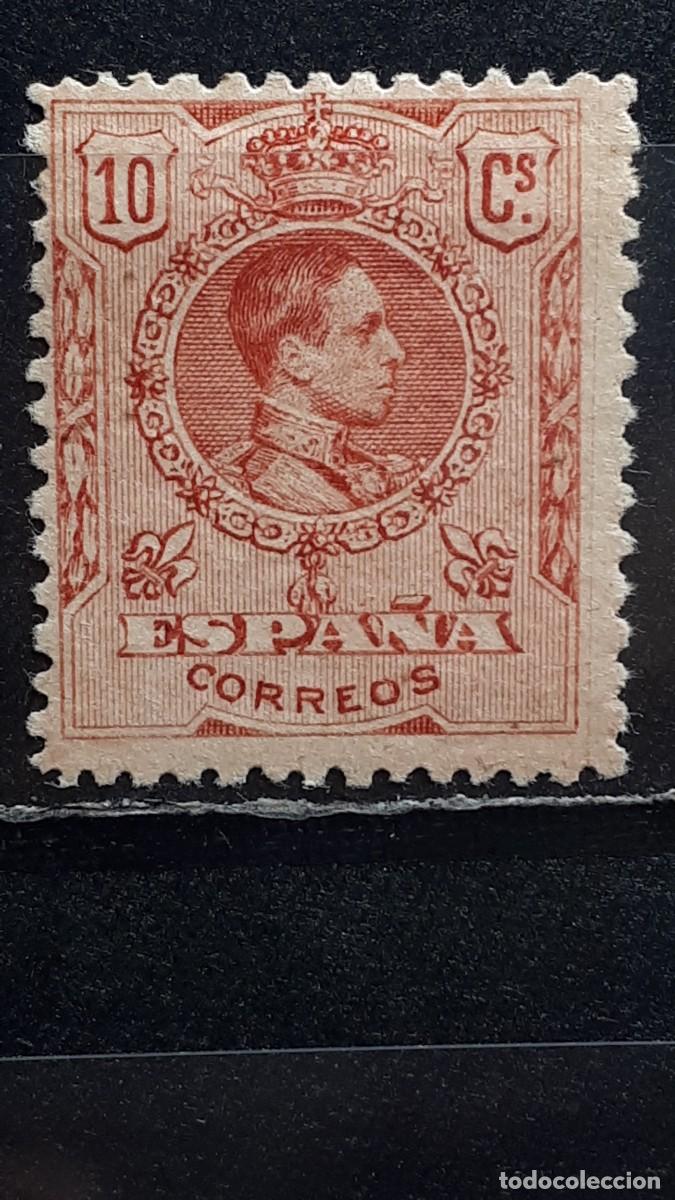 Sellos: ESPA&Ntilde;A. A&Ntilde;O 1909. **. EDIFIL 269