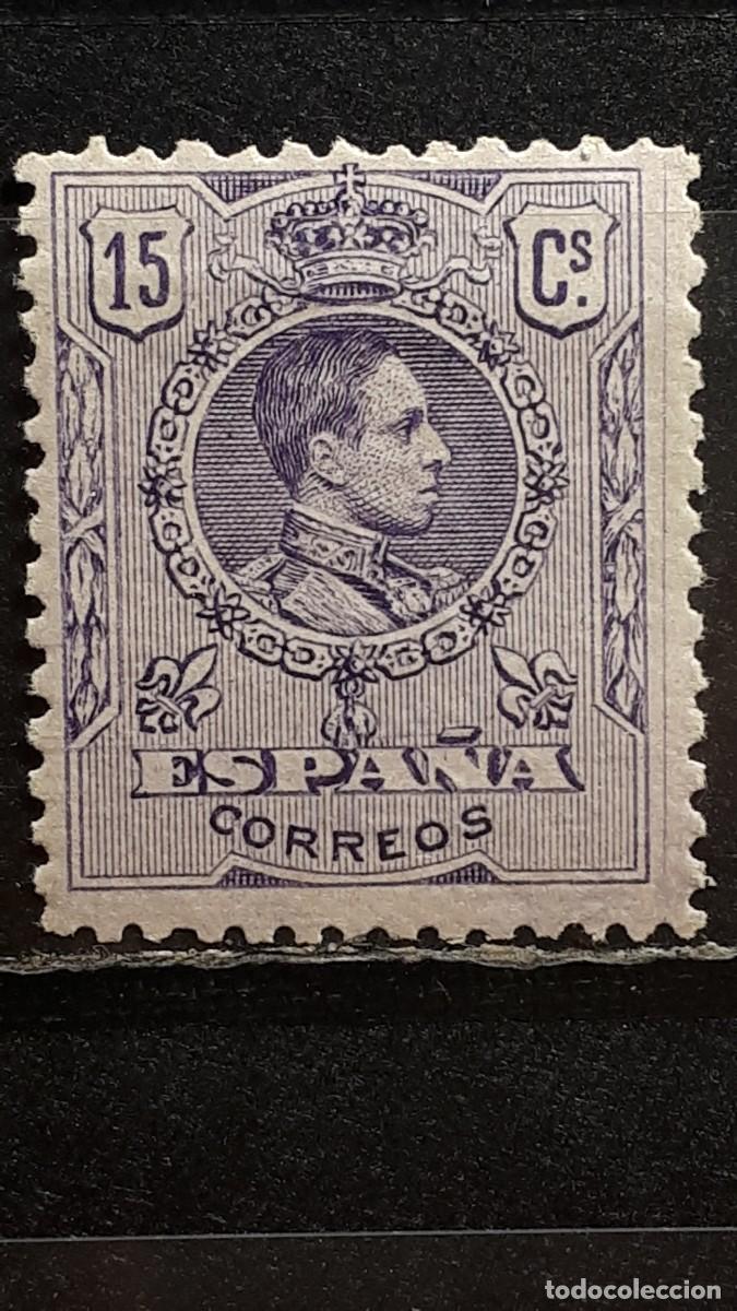 Sellos: ESPA&Ntilde;A. A&Ntilde;O 1909. **. EDIFIL 270