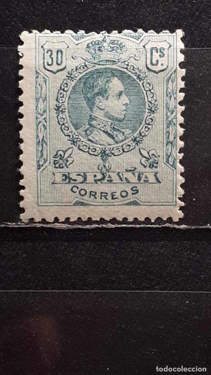 Sellos: ESPA&Ntilde;A. A&Ntilde;O 1909. **. EDIFIL 275