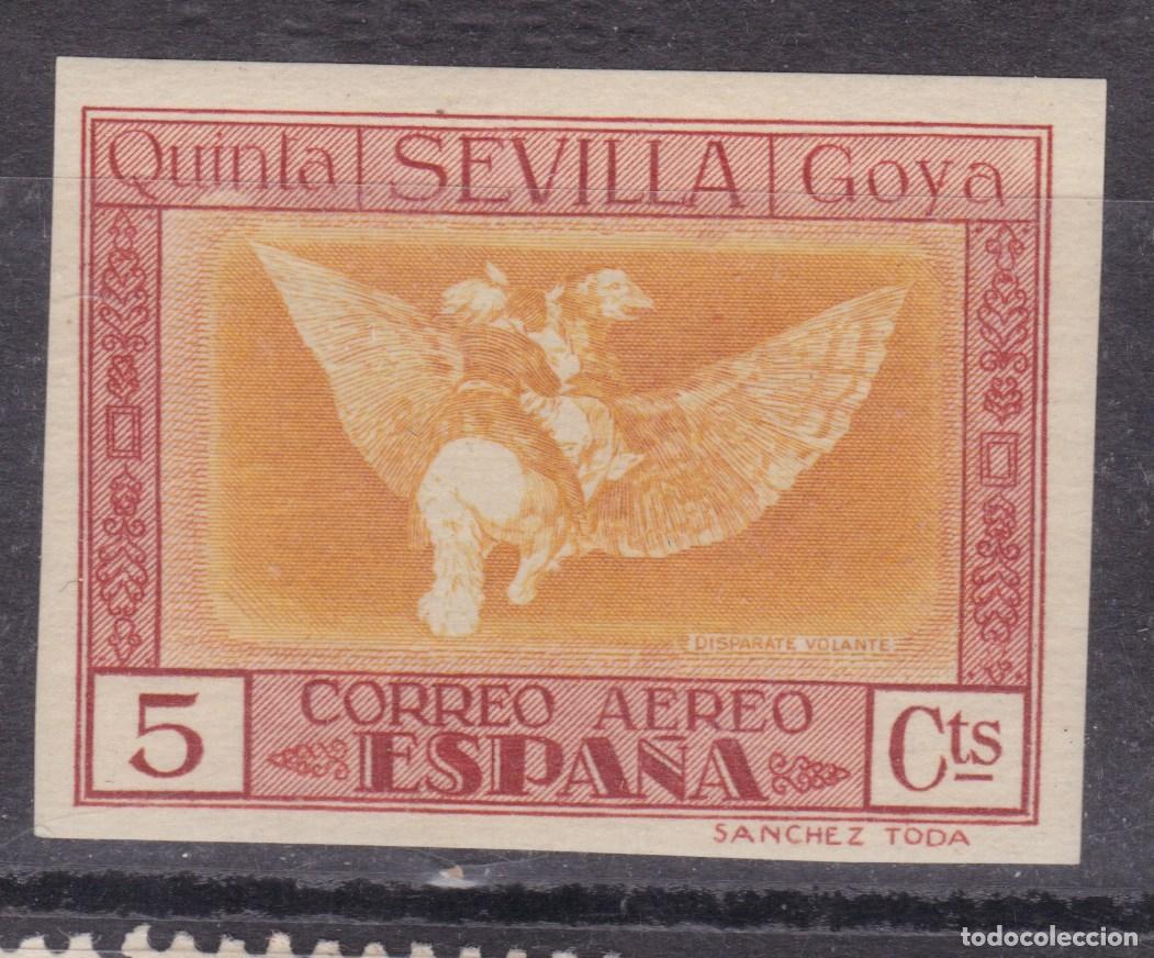 Sellos: SS11-GOYA 5 Cts A&eacute;reo , SIN DENTAR *Ligera Se&ntilde;al Fijasellos . PERFECTO