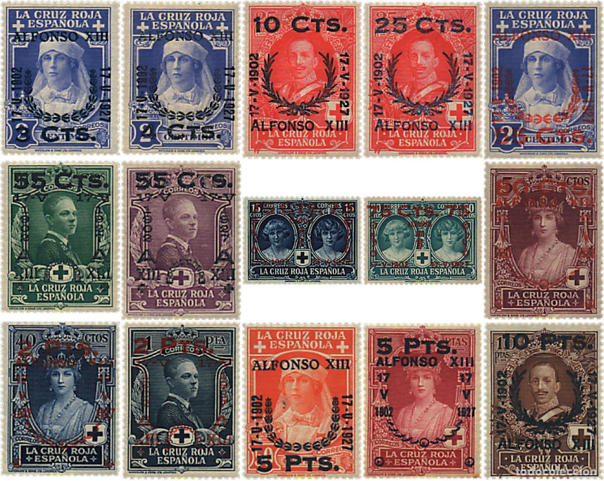 Timbres: 113220 MNH ESPA&Ntilde;A 1927 25 ANIVERSARIO DE LA CORONACION DE ALFONSO XIII