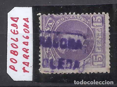 Sellos: ALFONSO XIII CADETE CARTERIA POBOLEDA TARRAGONA