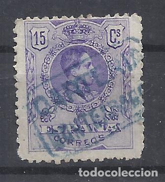 Sellos: ALFONSO XIII MEDALLON CARTERIA MONTEARAGON HUESCA