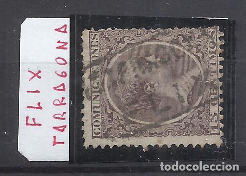 Sellos: ALFONSO XIII PELON CARTERIA FLIX TARRAGONA