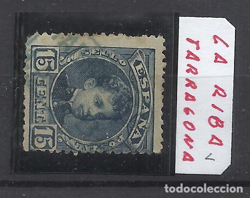 Sellos: ALFONSO XIII CADETE CARTERIA LA RIBA TARRAGONA