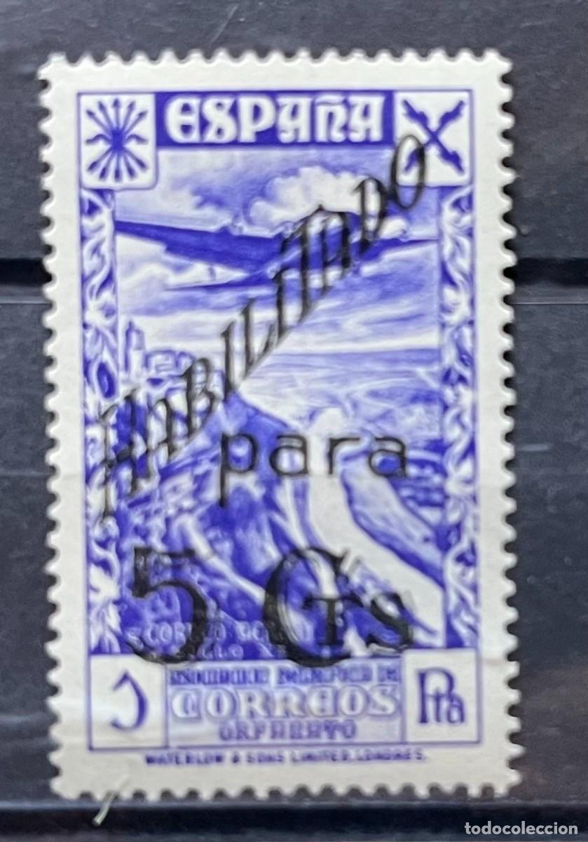 Sellos: 1939 espa&ntilde;a habilitado,MNH** centrado goma
