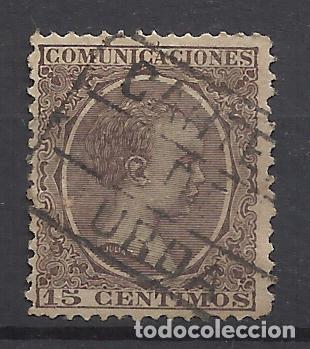 Sellos: ALFONSO XIII PELON EDIFIL 219 carteria URDA TOLEDO