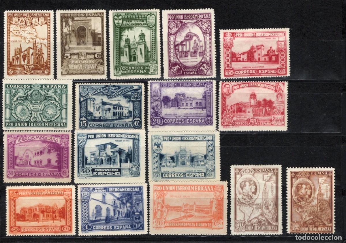 Sellos: PC802 Sellos Espa&ntilde;a a&ntilde;o 1930 EDIFIL 566/582* sellos originales en NUEVO v.c. 205 &euro;