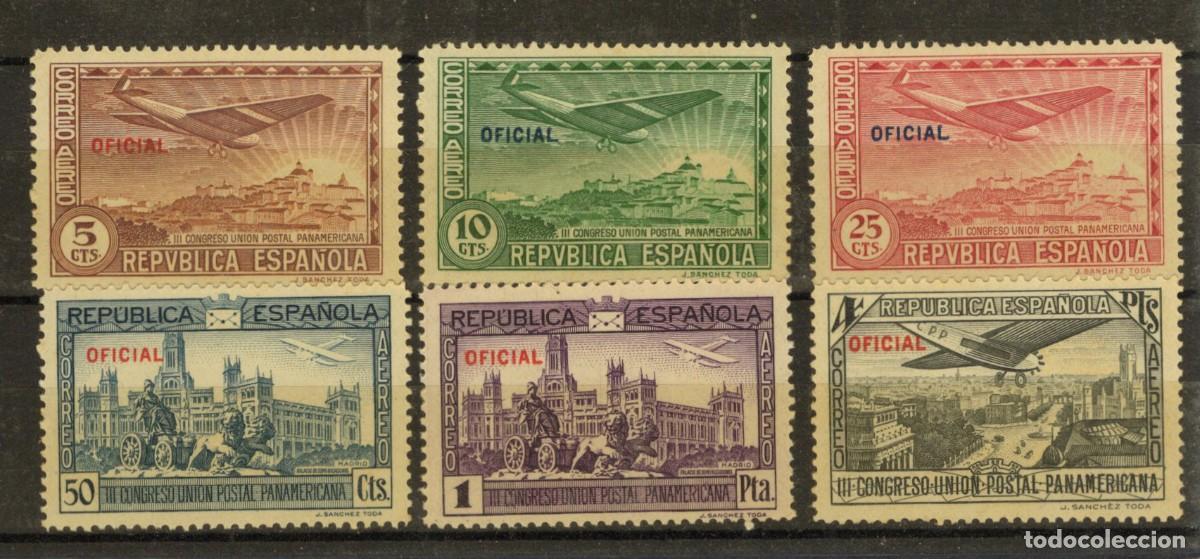 Sellos: PC805 Sellos Espa&ntilde;a a&ntilde;o 1931 EDIFIL 630/635** sellos originales en NUEVO v.c. 17 &euro;