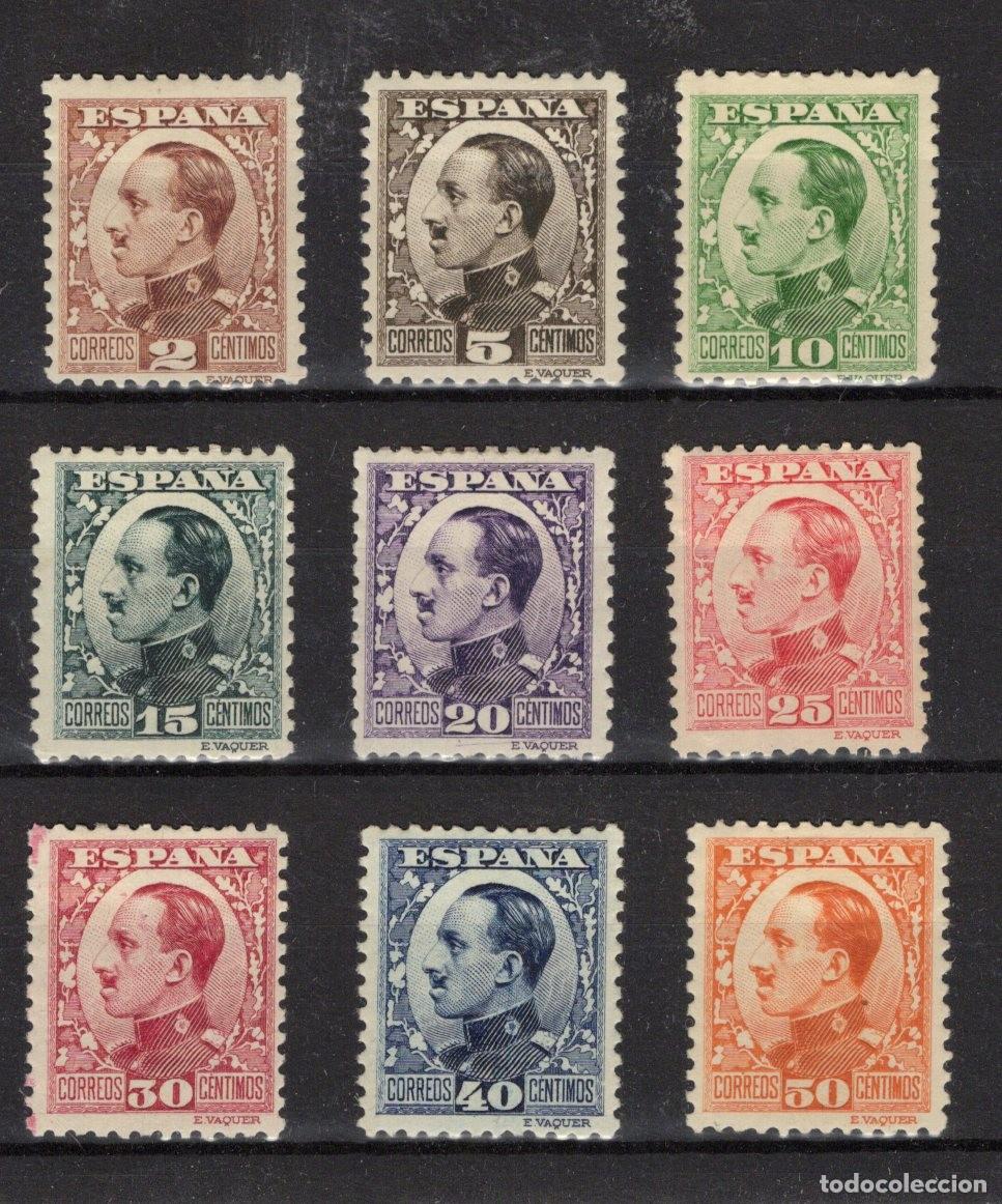 Sellos: PC797 Sellos Espa&ntilde;a a&ntilde;o 1930/31 EDIFIL 490/498* sellos originales en NUEVO el 497 es 497A v.c. 138 &euro;