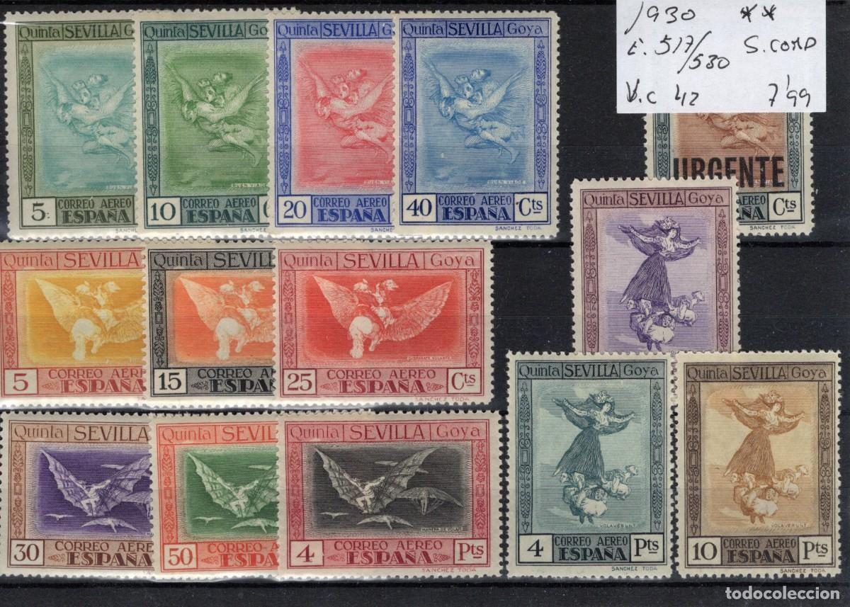 Sellos: PC800 Sellos Espa&ntilde;a a&ntilde;o 1930 EDIFIL 517/530** sellos originales en NUEVO SERIE COMPLETA v.c. 42 &euro;