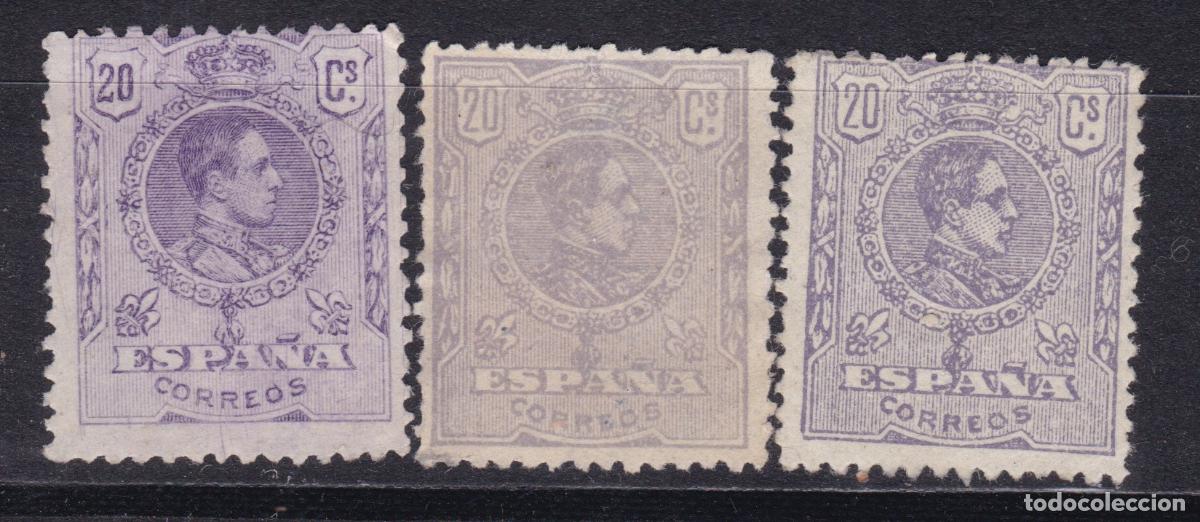 Sellos: SS6- Alfonso XIII Medall&oacute;n 20 cts Edifil 272 y 290 (2) Nuevos (*) . 220 euros