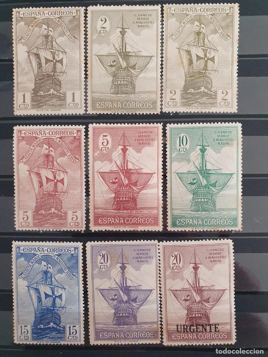 Sellos: EDIFIL 531 ** A 539 ** + 546 ** DESCUBRIMIENTO AMERICA ESPA&Ntilde;A 1930