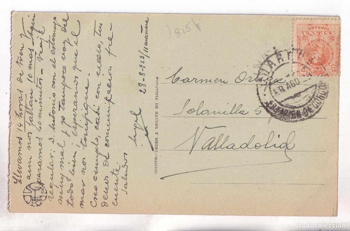 Sellos: POSTAL CON MATASELLOS DE LA ESTACI&Oacute;N DE C&Oacute;RDOBA. 1923. A VALLADOLID