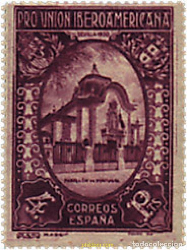 Sellos: 209821 HINGED ESPA&Ntilde;A 1930 PRO UNION IBEROAMERICANA