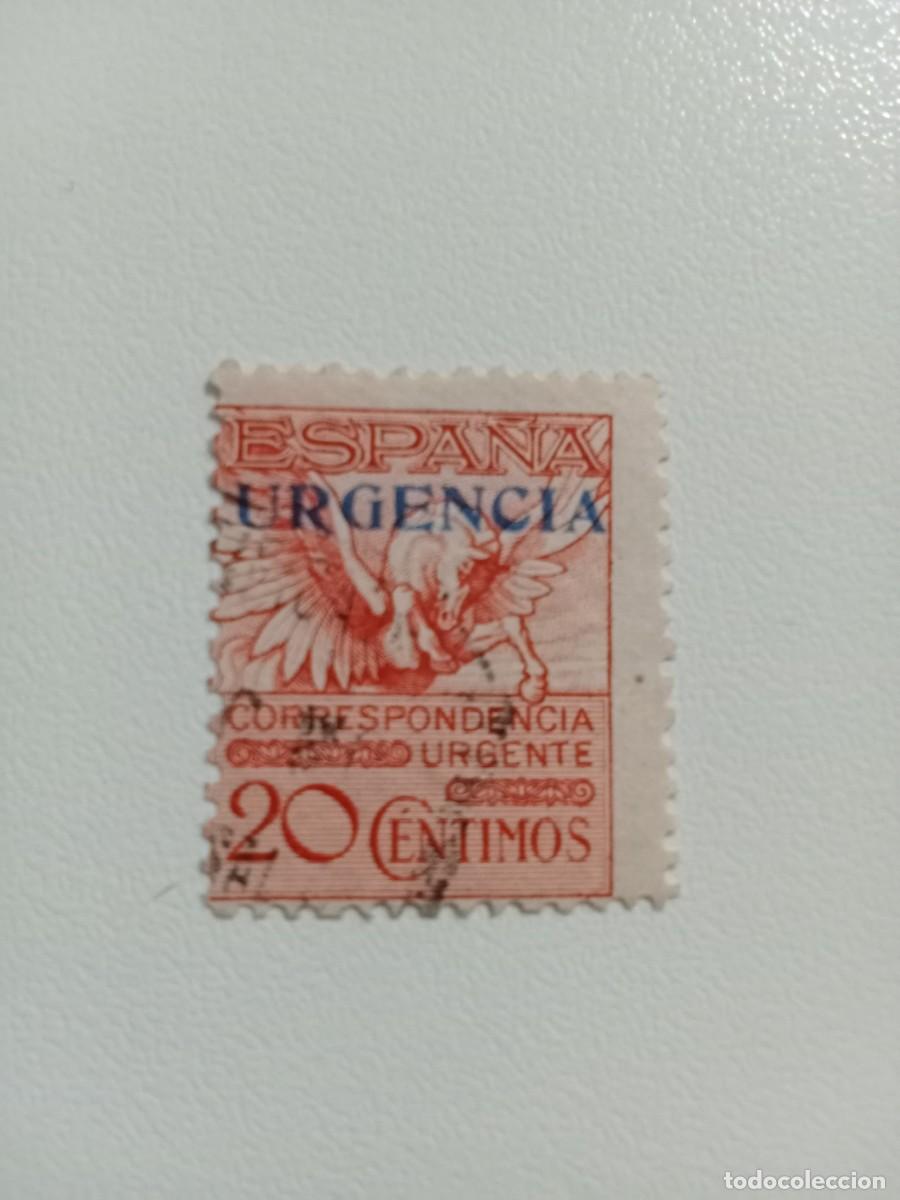 Sellos: ESPA&Ntilde;A A&Ntilde;O 1930, EDIFIL 489 USADO. PEGASO, SOBRECARGADO.