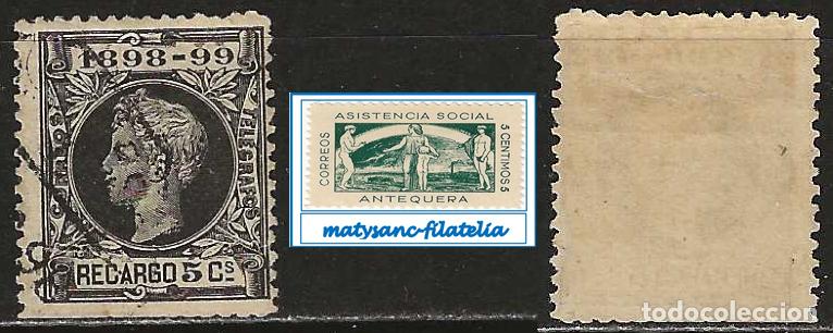 Selos: ESPA&Ntilde;A 1898. EDIFIL 240. SERIE COMPLETA &rdquo;ALFONSO XIII&rdquo;. USADO.