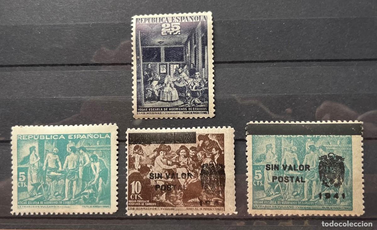 Sellos: 1936 La republica huerfanos de correos,MNH** centrados,goma