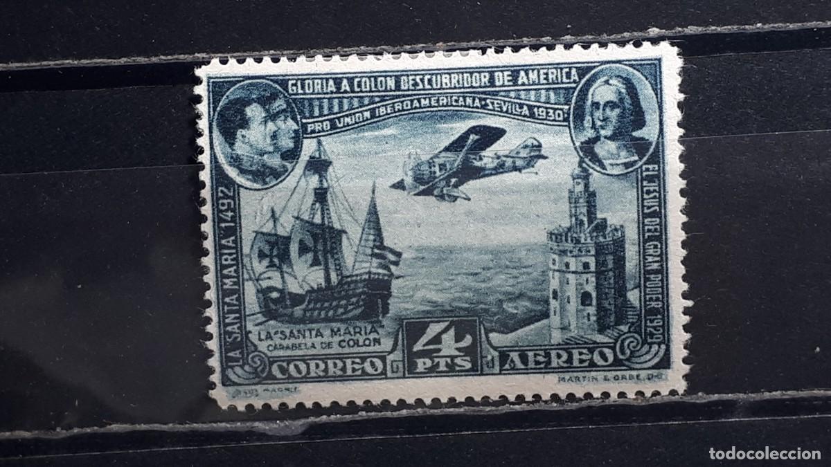 Sellos: ESPA&Ntilde;A. A&Ntilde;O 1930. *. Edifil 591