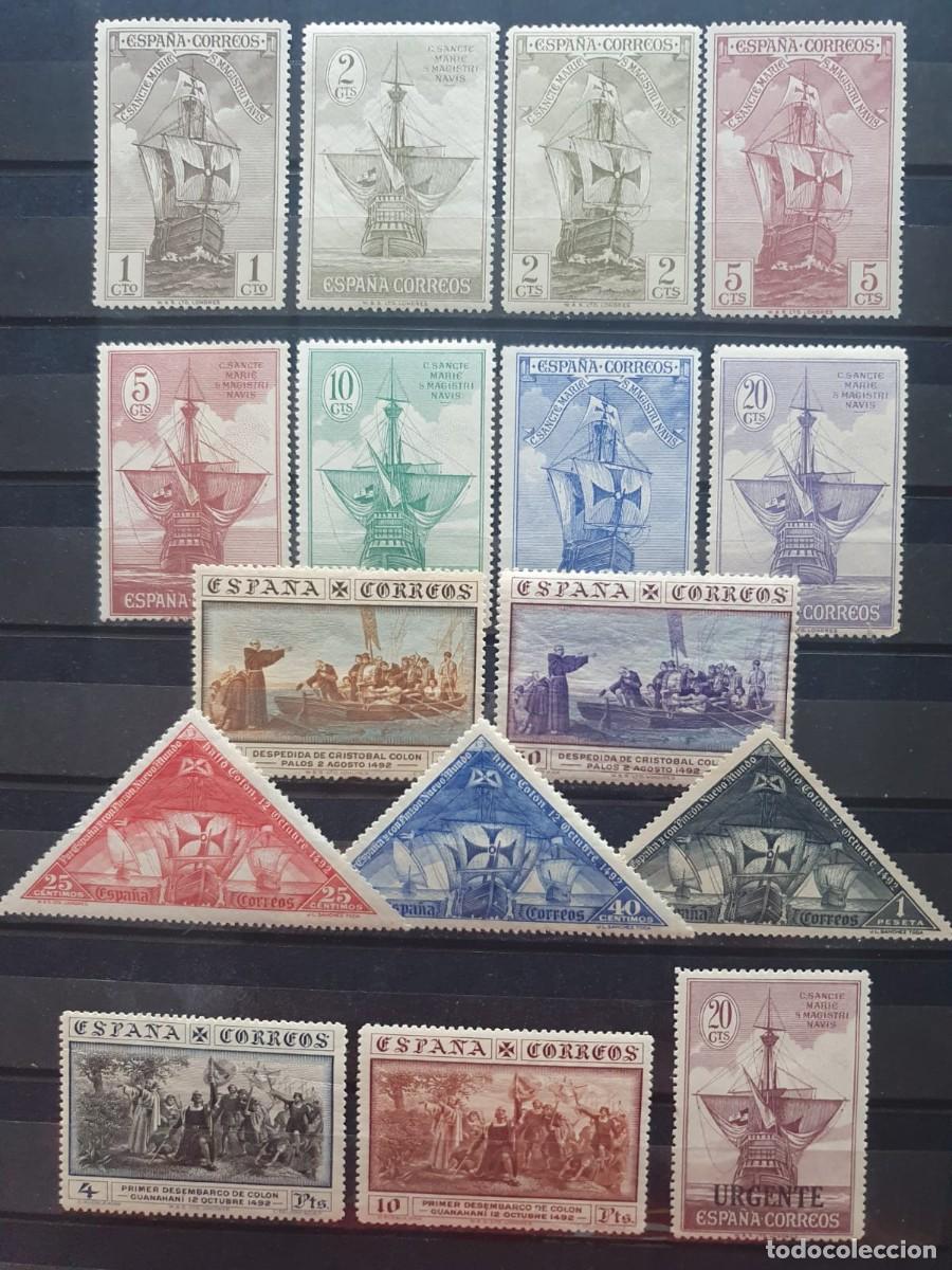 Sellos: SERIE COMPLETA EDIFIL 531 A 546 */ ** DESCUBRIMIENTO AMERICA ESPA&Ntilde;A 1930