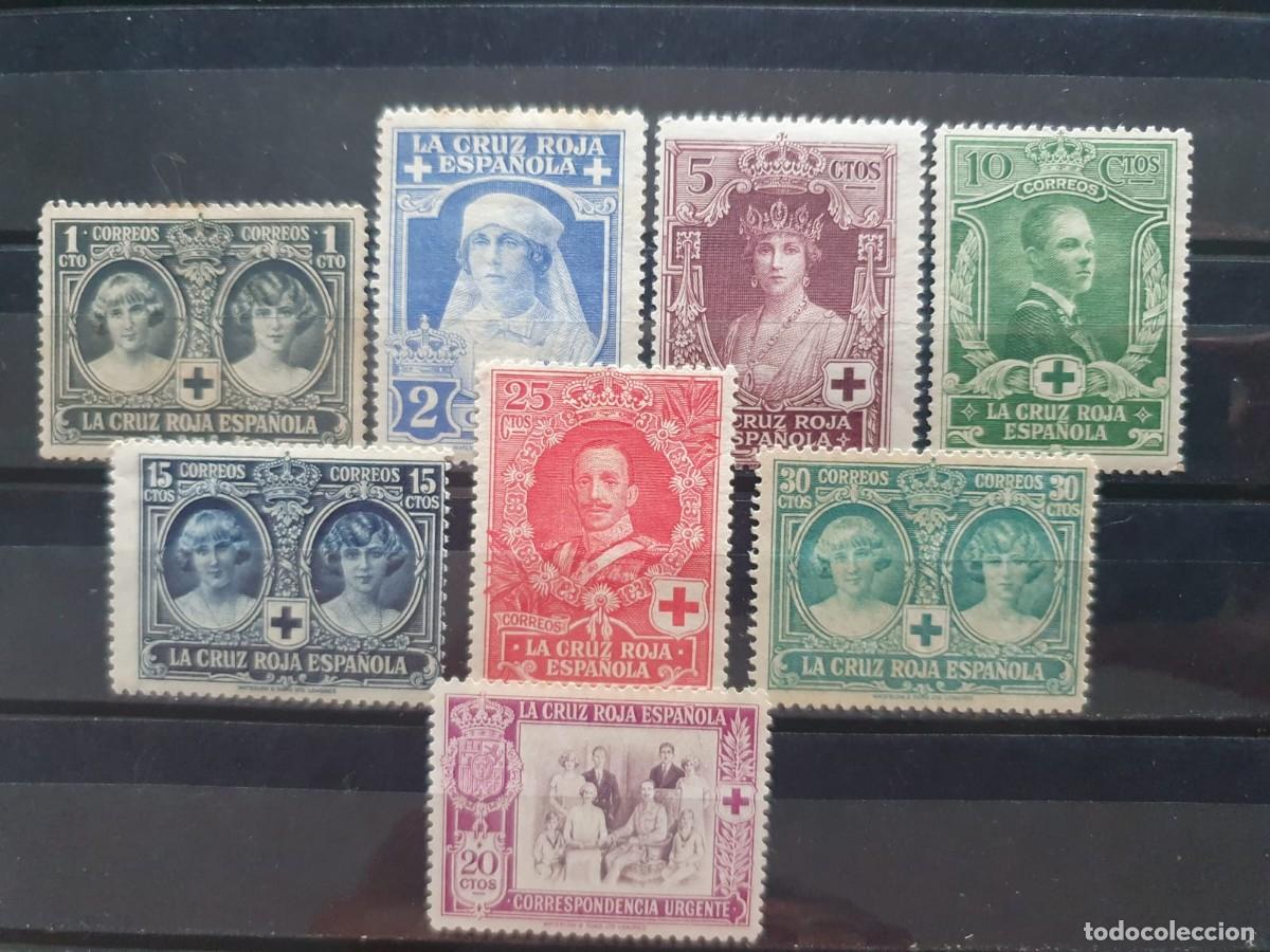 Sellos: LOTE SELLOS */** SERIE PRO CRUZ ROJA ESPA&Ntilde;A 1926