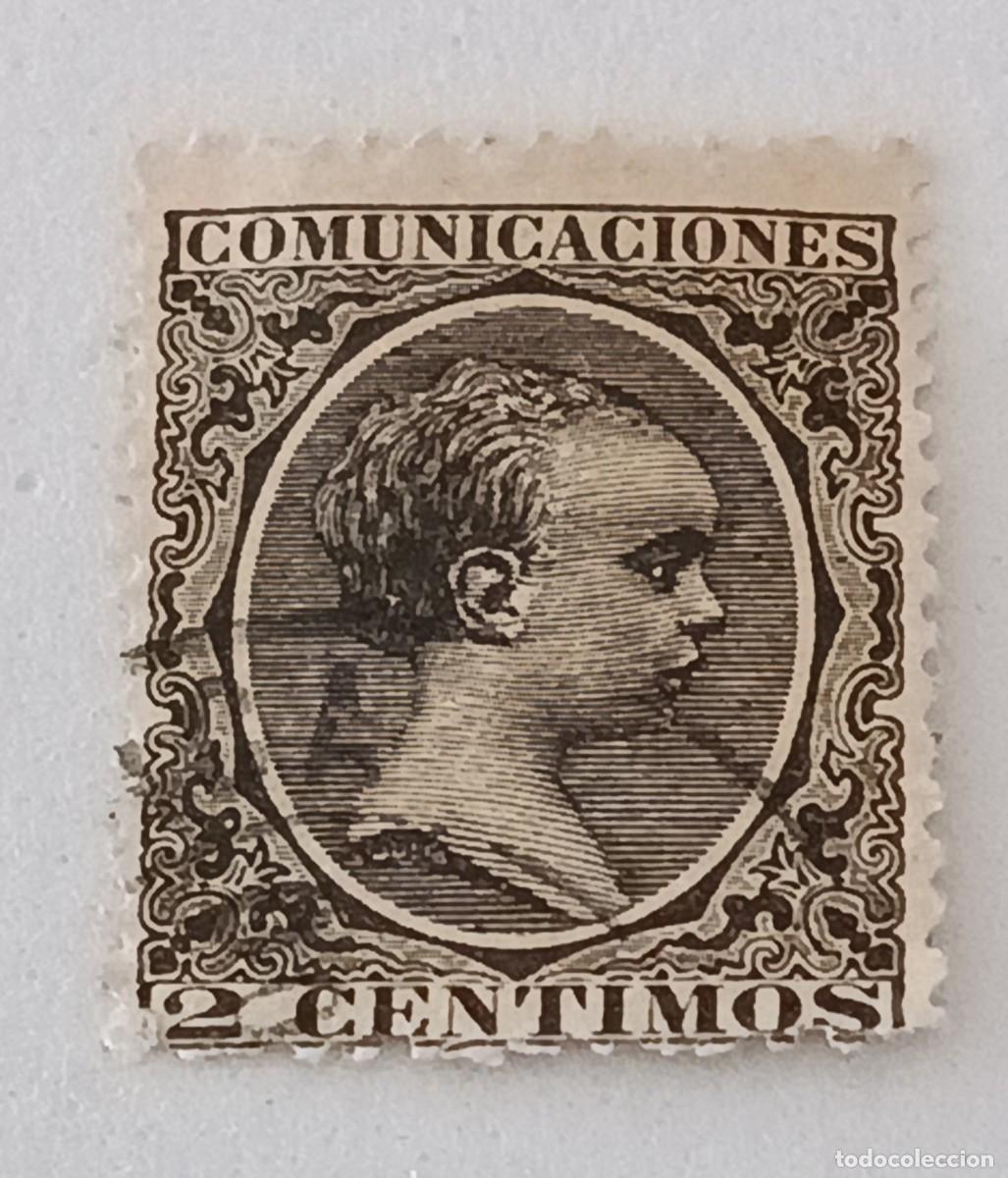 Sellos: Sello Espa&ntilde;a 1889-1901, edifil 214, Alfonso XIII