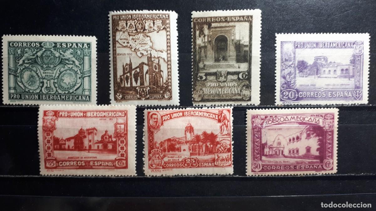 Sellos: ESPA&Ntilde;A. A&Ntilde;O 1930. *. EDIFIL 566/8, 571/4