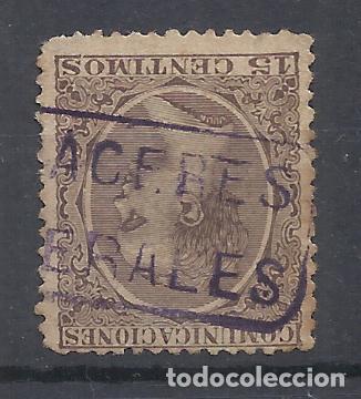 Sellos: ALFONSO XIII PELON carteria perales caceres