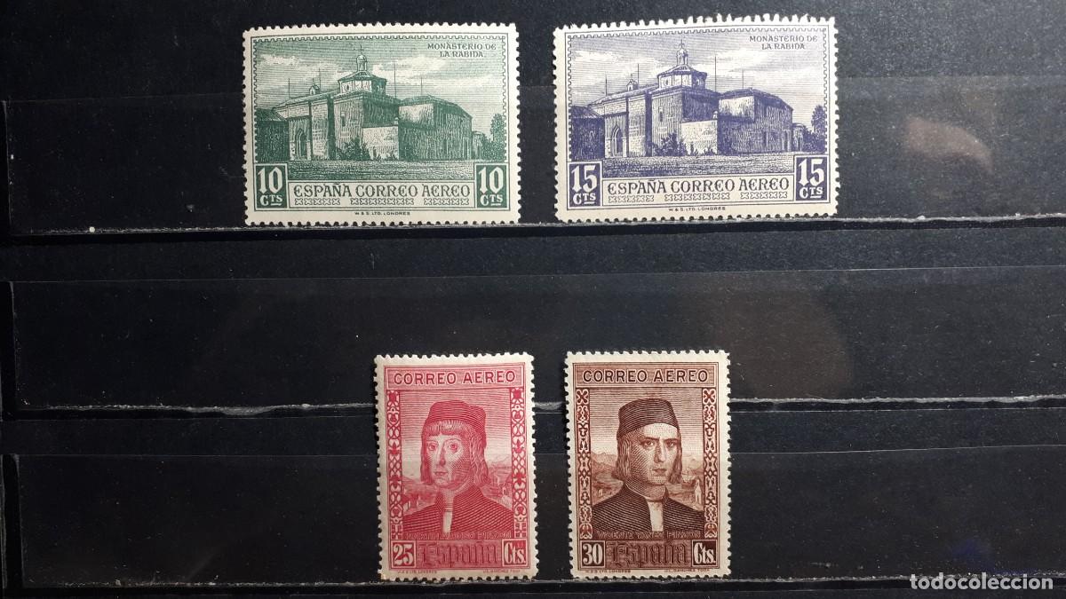 Sellos: ESPA&Ntilde;A. A&Ntilde;O 1930. */(*). Edifil 549/50, 552/3