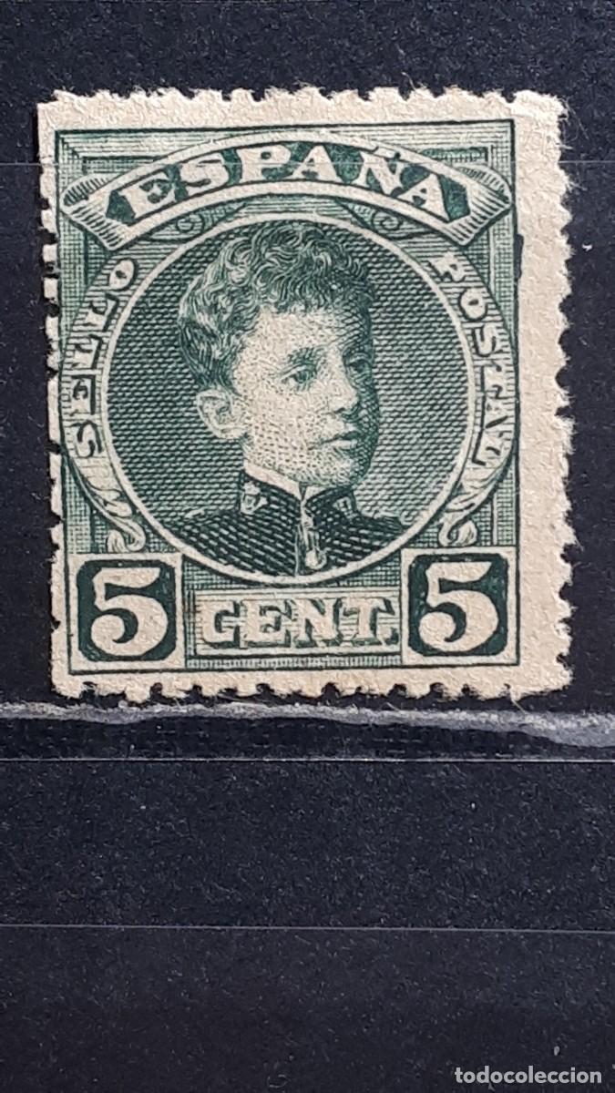 Sellos: ESPA&Ntilde;A. A&Ntilde;O 1901. (*)/*. Edifil 242