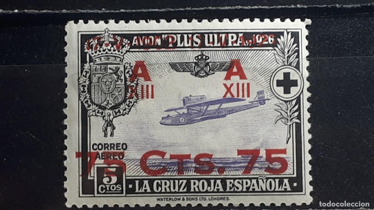 Sellos: ESPA&Ntilde;A. A&Ntilde;O 1927. **. Edifil 388
