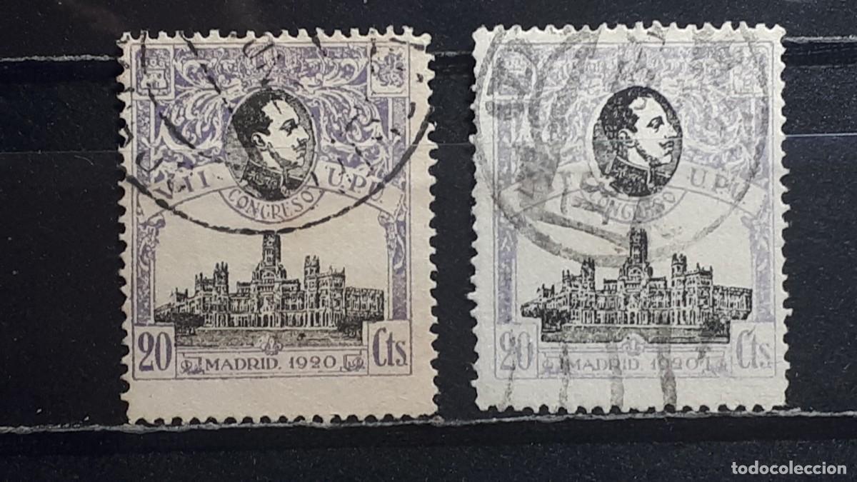 Sellos: ESPA&Ntilde;A. A&Ntilde;O 1920. &deg;. VARIEDAD DE COLOR. Edifil 302