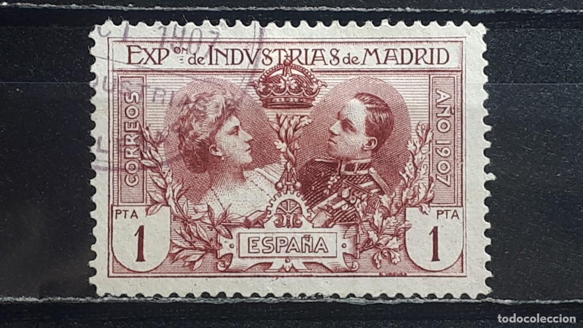 Sellos: ESPA&Ntilde;A. A&Ntilde;O 1907. &deg; Edifil SR5