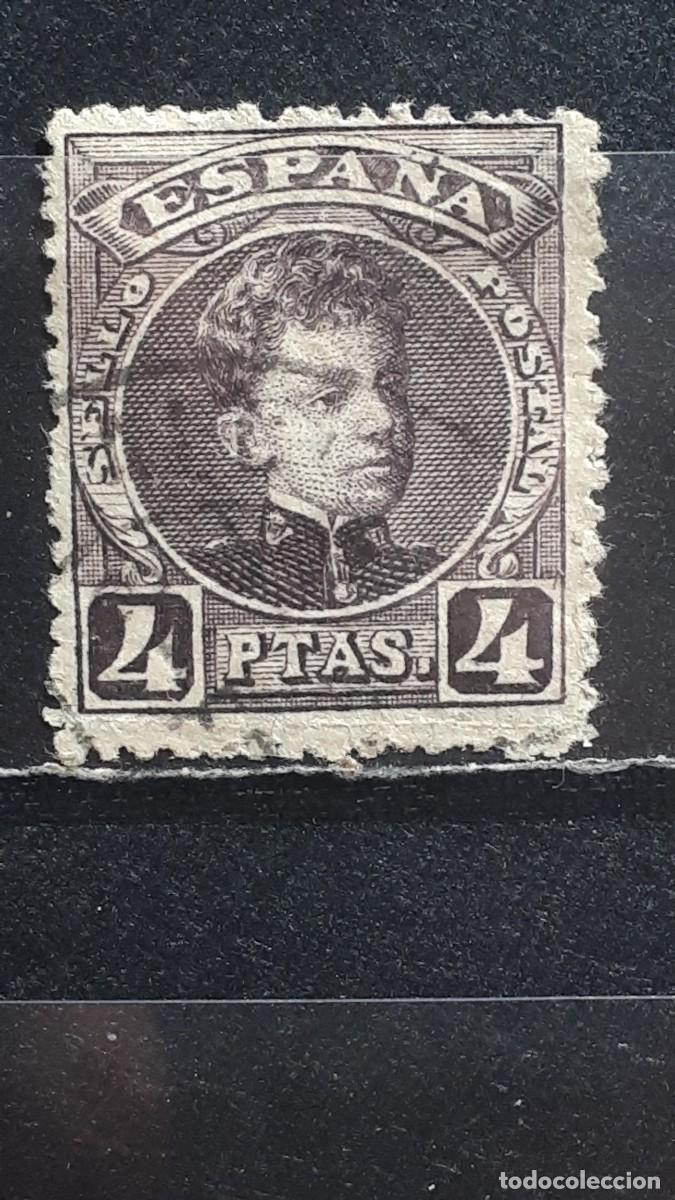 Sellos: ESPA&Ntilde;A. A&Ntilde;O 1901. &deg;. Edifil 254