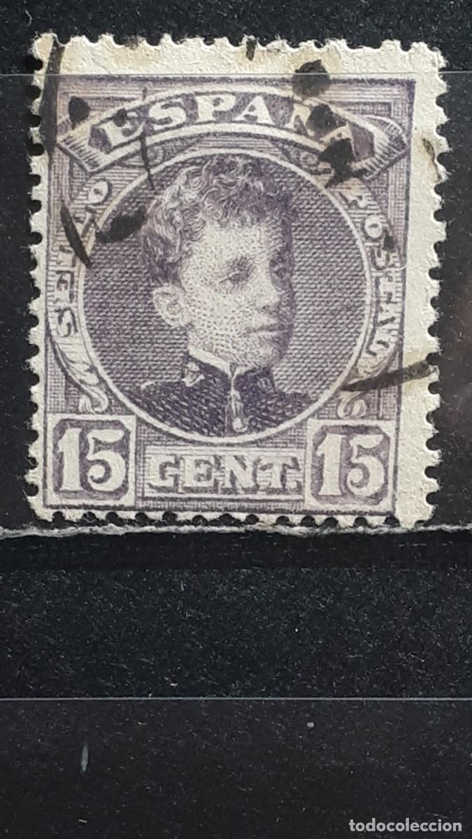 Sellos: ESPA&Ntilde;A. A&Ntilde;O 1901. &deg;. Edifil 246