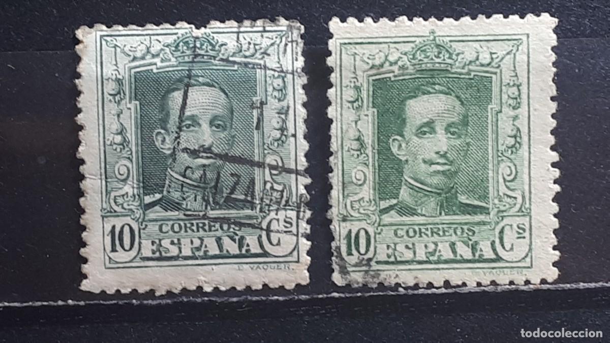 Sellos: ESPA&Ntilde;A. A&Ntilde;O 1922. &deg;. VARIEDAD DE COLOR.Edifil 314