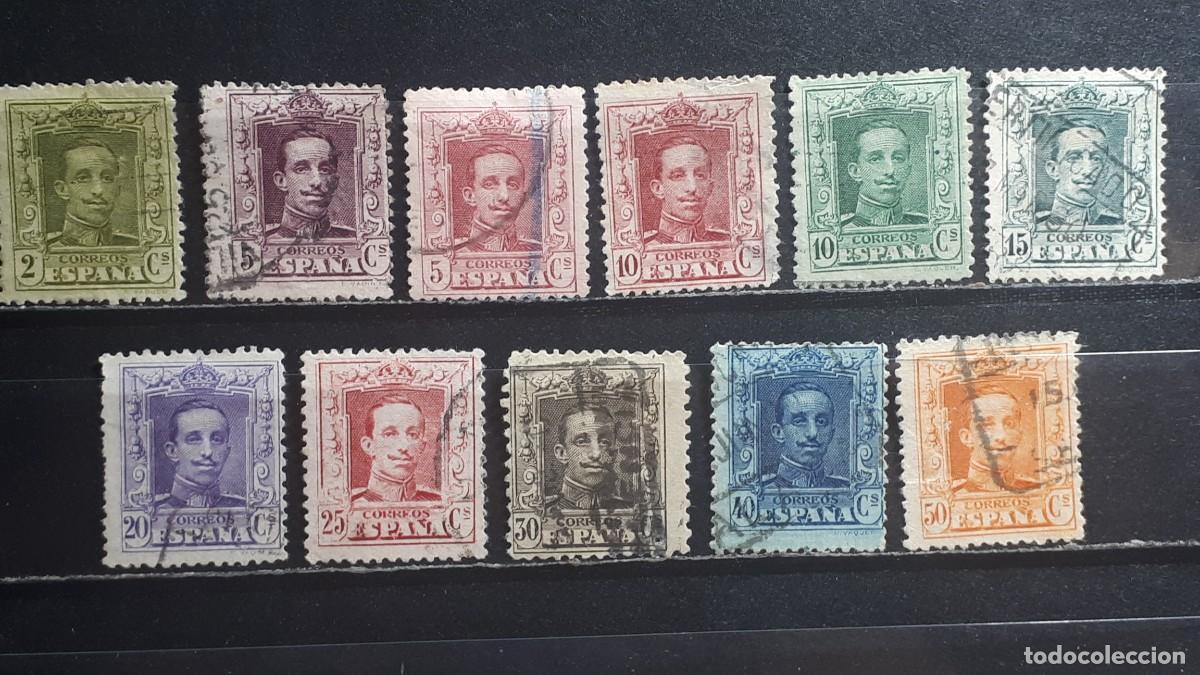 Sellos: ESPA&Ntilde;A. A&Ntilde;O 1922. &deg;. Edifil 310/20. Serie corta