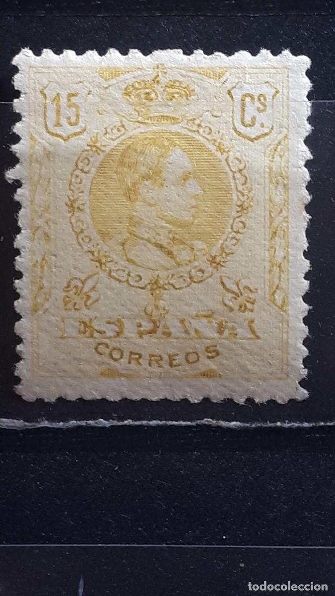 Sellos: ESPA&Ntilde;A. A&Ntilde;O 1909. **. Edifil 271. B.c.