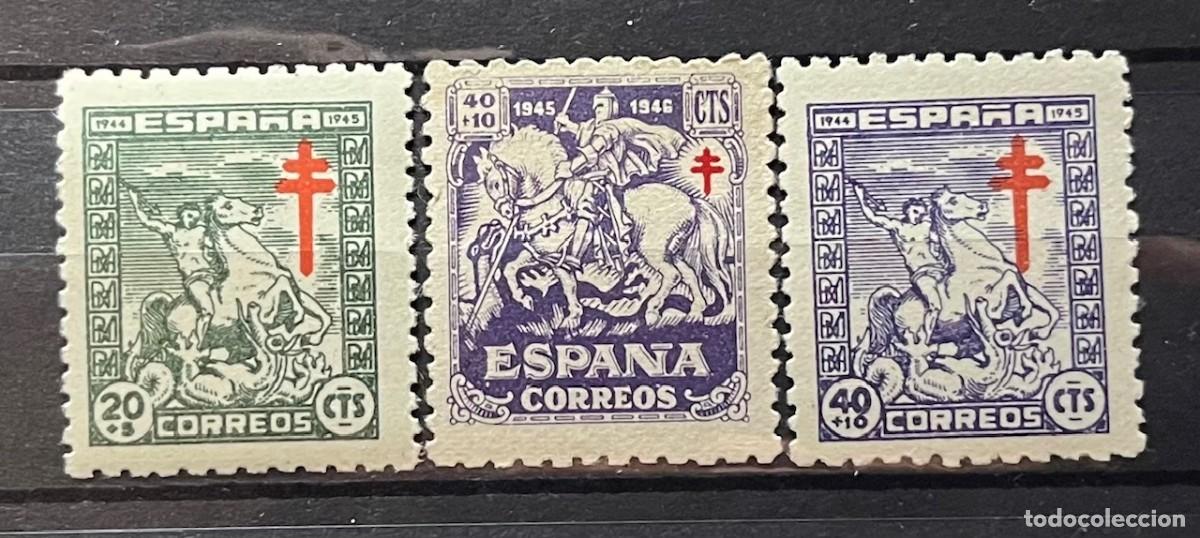 Sellos: 1945 pro tuberculosis,centrados,goma,MNH**