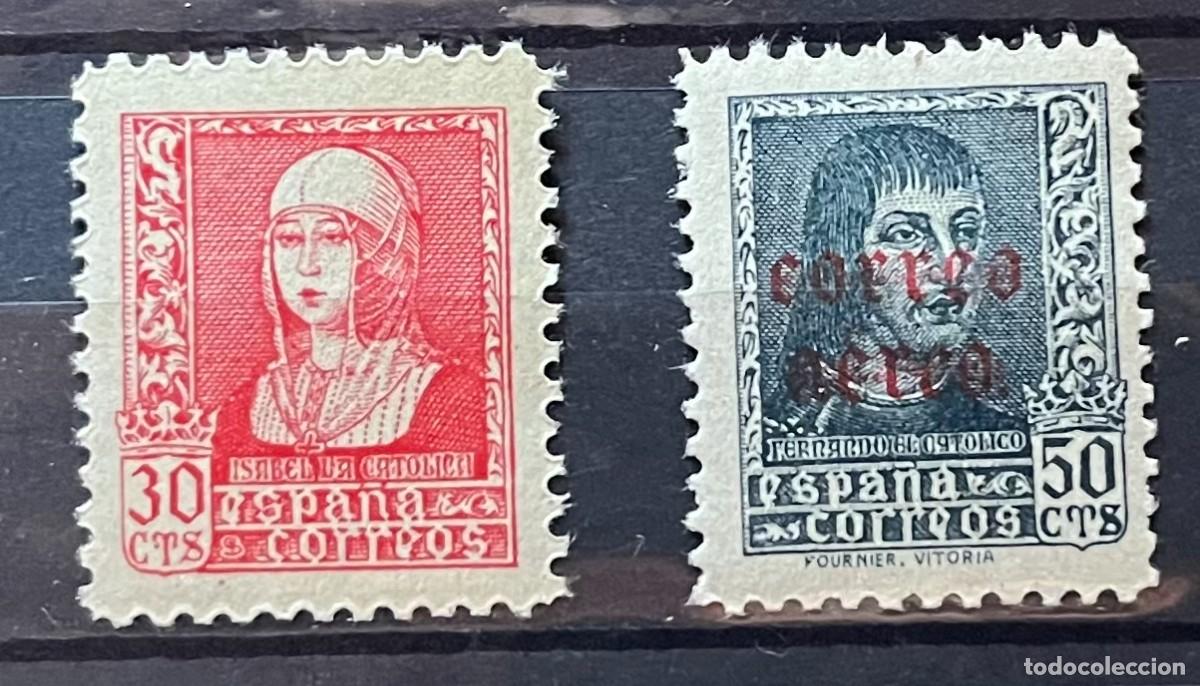 Sellos: 1939 ISABEL Y FERNANDO MNH**,CENTRADOS,GOMA