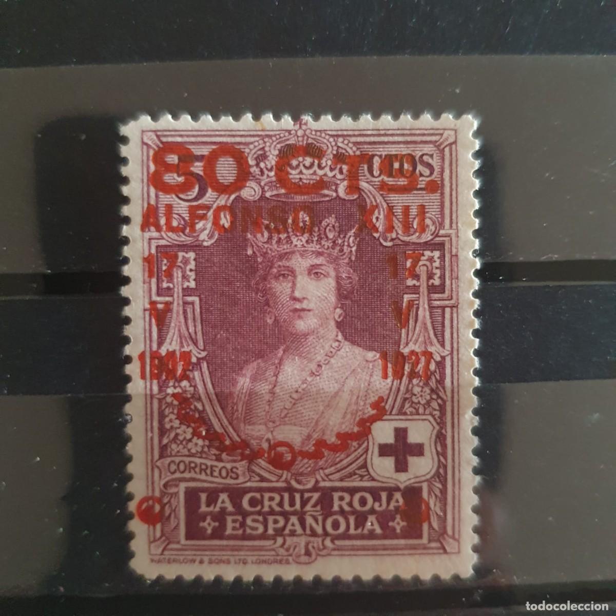 Sellos: EDIFIL 382 ** JURA ALFONSO XIII ESPA&Ntilde;A 1927