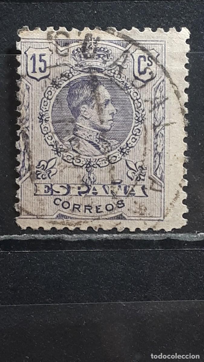 Sellos: ESPA&Ntilde;A. A&Ntilde;O 1909. &deg;. Edifil 270