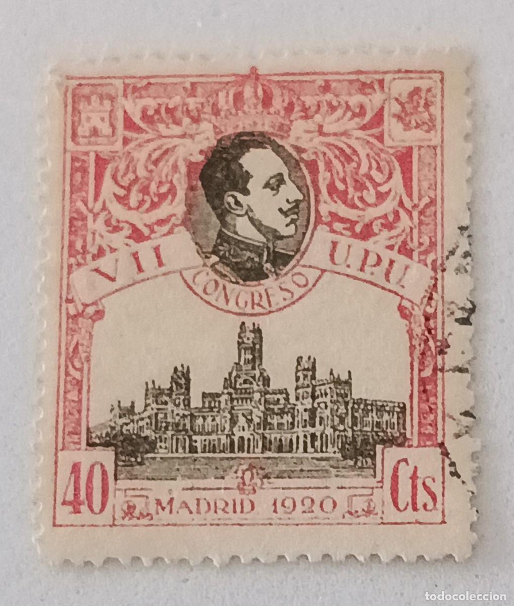 Sellos: Sello Espa&ntilde;a 1920, Edifil 305, VII Congreso de la U.P.U.