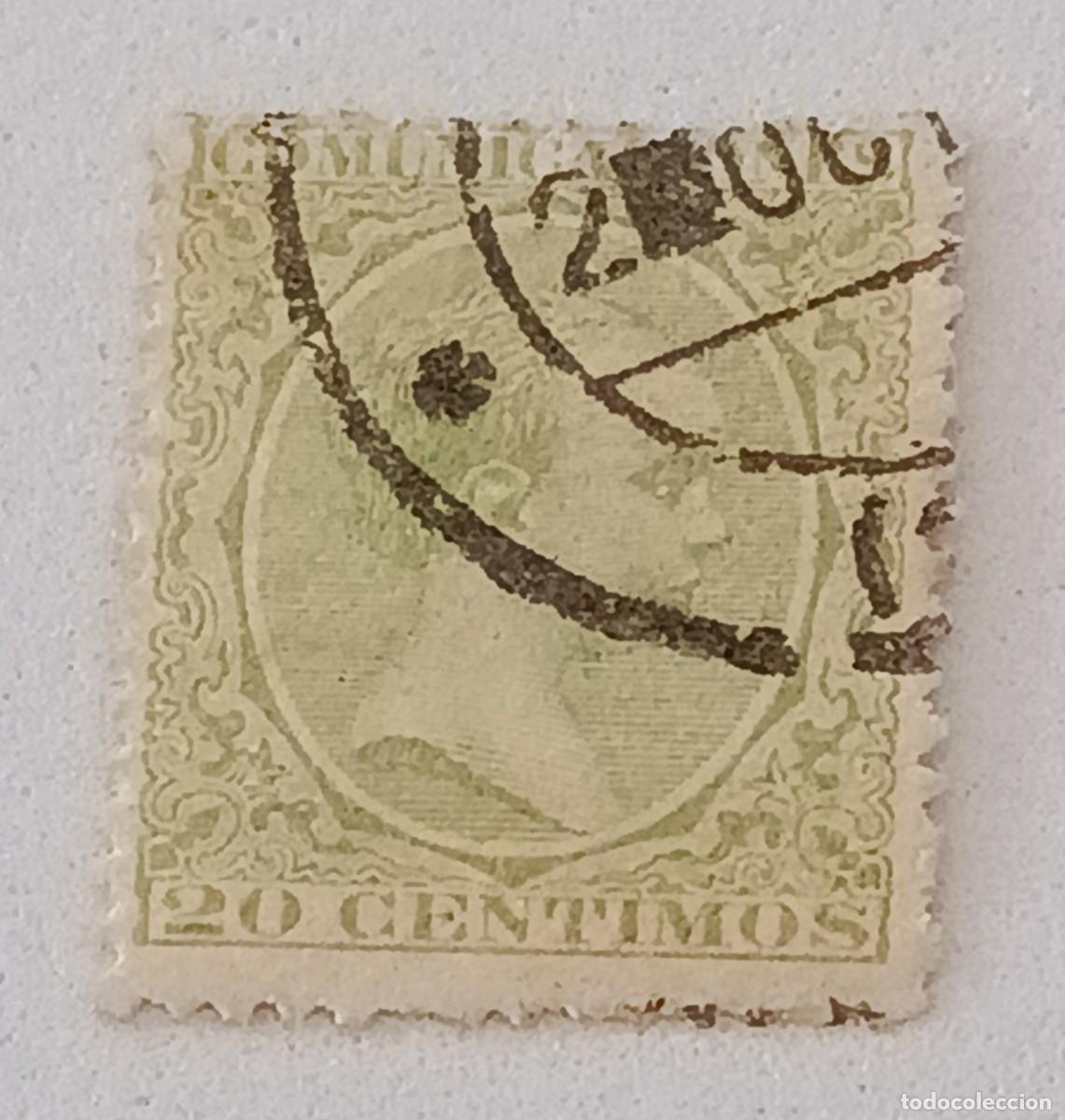 Sellos: Sello Espa&ntilde;a 1889-1901, edifil 220, Alfonso XIII.
