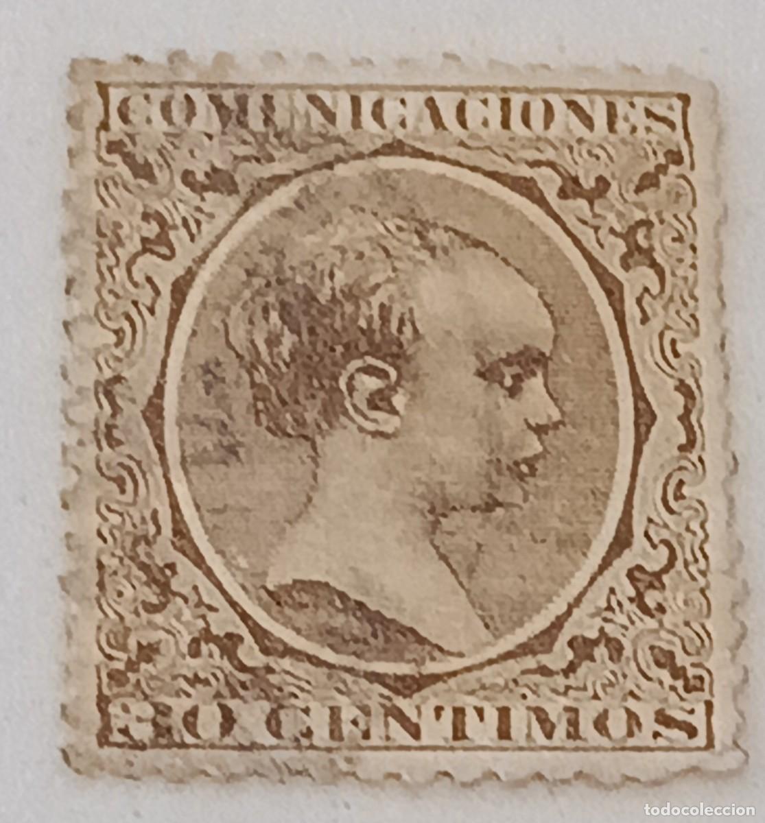 Sellos: Sello Espa&ntilde;a 1889-1901, edifil 222, Alfonso XIII.